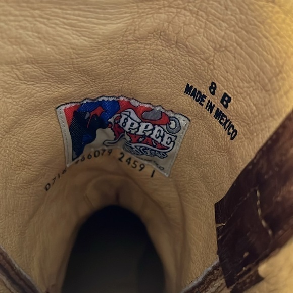 Old Gringo Yippe Ki Yay Apache Moon Strap  10”Brown Harness Embroidered Boot 8 - Picture 5 of 12